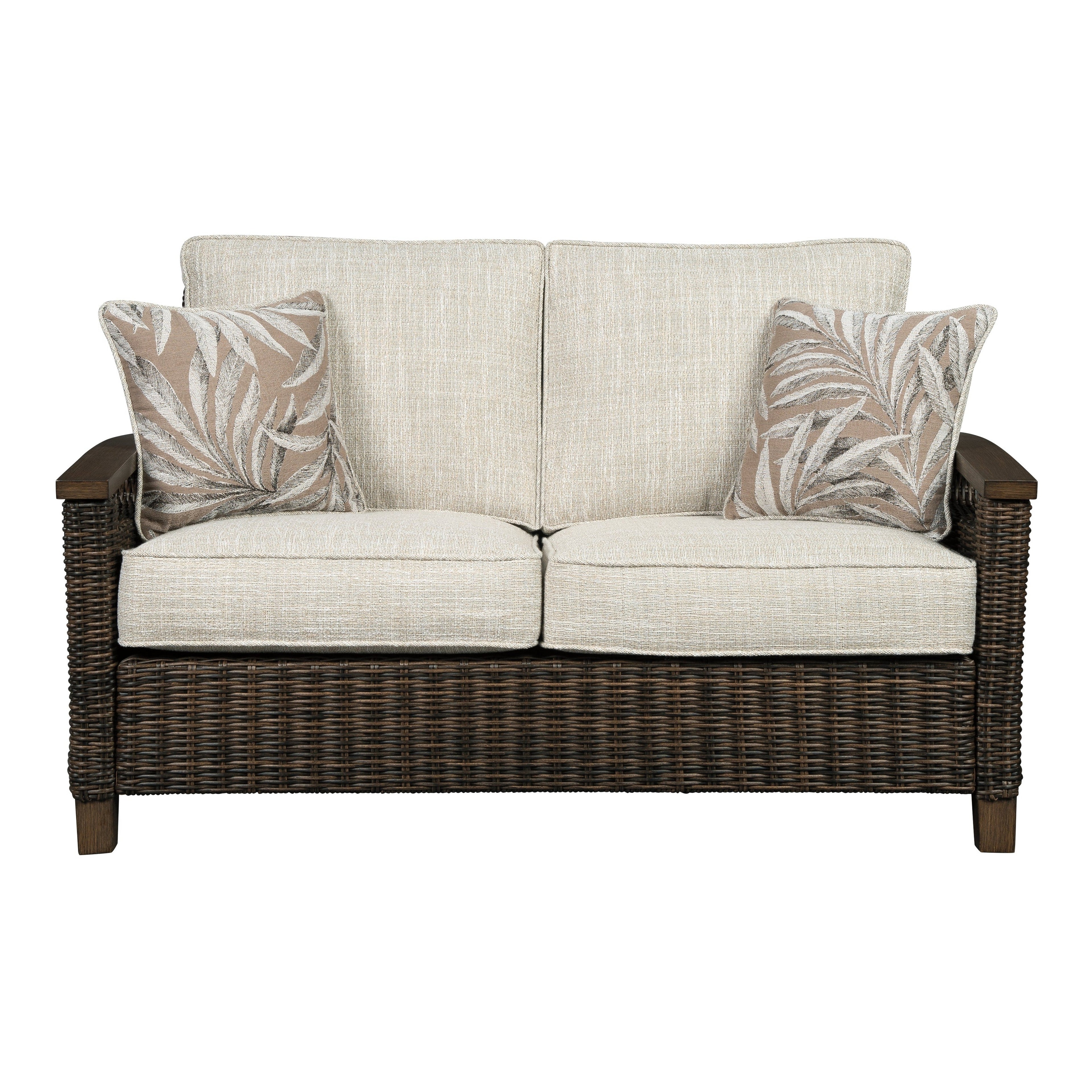 Paradise Trail Loveseat with Cushion Ash-P750-835