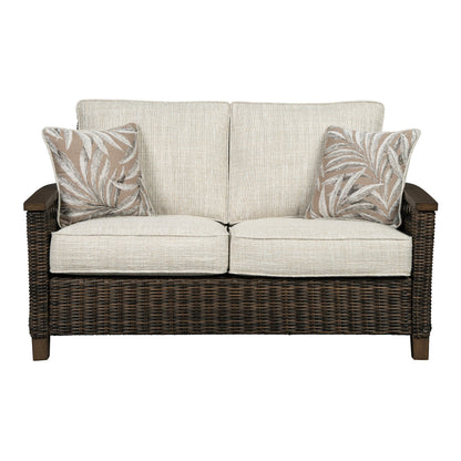 Paradise Trail Loveseat with Cushion Ash-P750-835