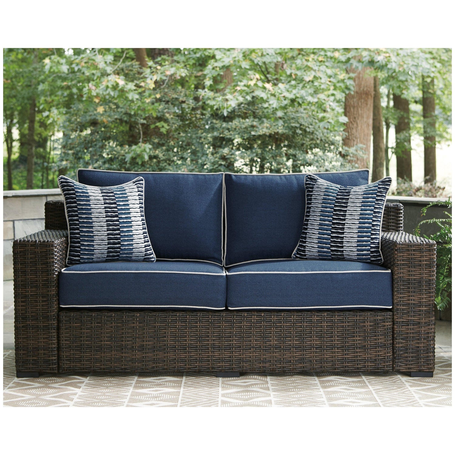 Grasson Lane Loveseat with Cushion Ash-P783-835