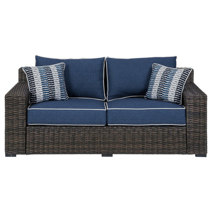 Grasson Lane Loveseat with Cushion Ash-P783-835