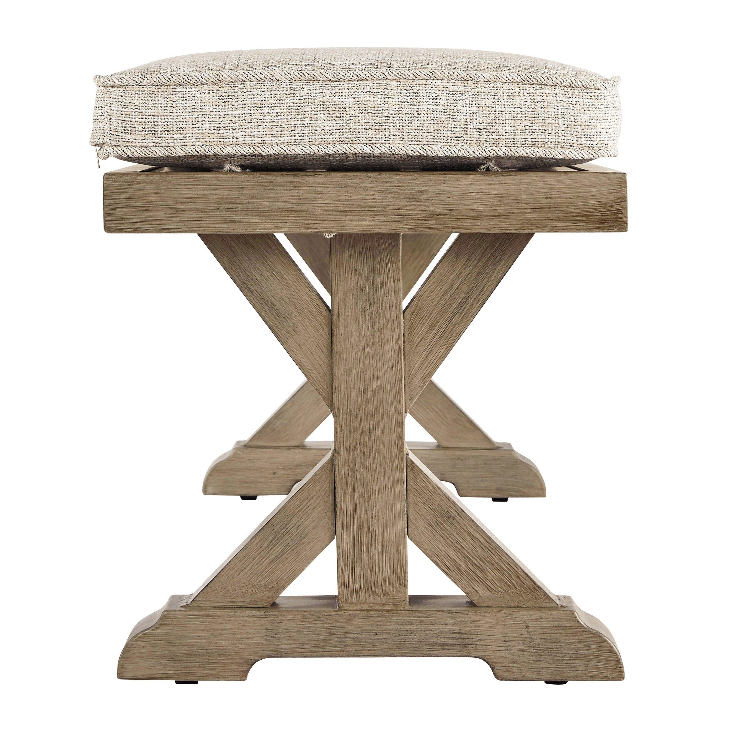 Beachcroft Bench with Cushion Ash-P791-600