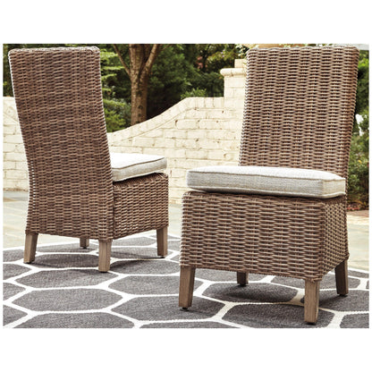Beachcroft Side Chair with Cushion (Set of 2) Ash-P791-601