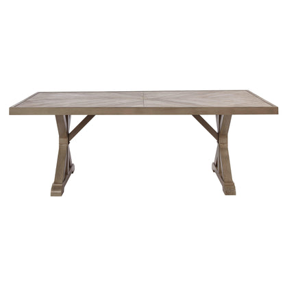 Beachcroft Dining Table with Umbrella Option Ash-P791-625