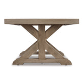 Beachcroft 3-Piece Outdoor Sectional with Coffee Table and 2 End Tables Ash-P791P9