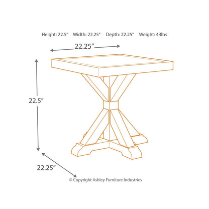 Beachcroft 5-Piece Outdoor Sectional with Coffee Table and 2 End Tables Ash-P791P10