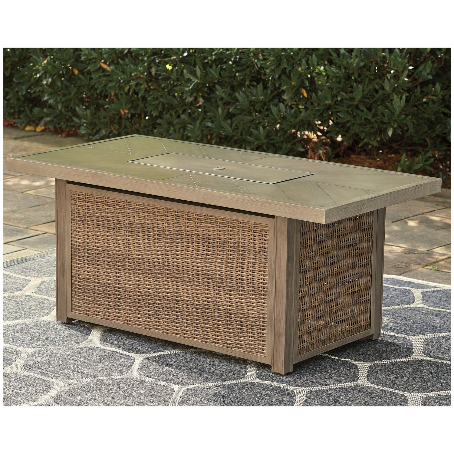Beachcroft Fire Pit Table Ash-P791-773