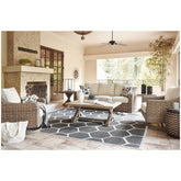 Beachcroft Sofa with Cushion Ash-P791-838