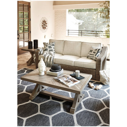Beachcroft Sofa with Cushion Ash-P791-838