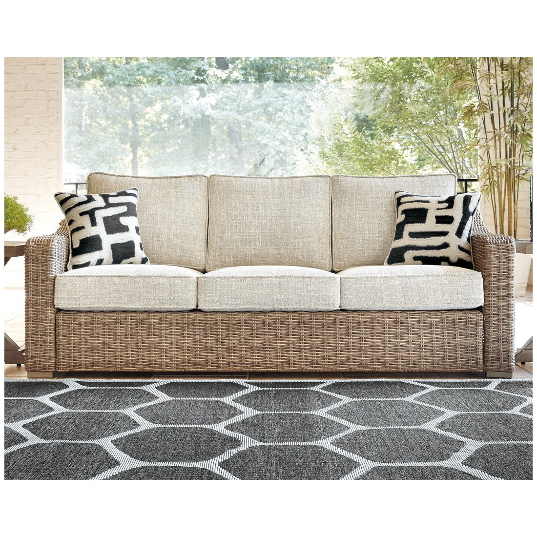Beachcroft Sofa with Cushion Ash-P791-838