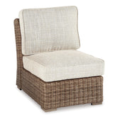 Beachcroft 3-Piece Outdoor Sectional with Coffee Table and 2 End Tables Ash-P791P9