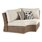 Beachcroft 3-Piece Outdoor Sectional with Coffee Table and 2 End Tables Ash-P791P9
