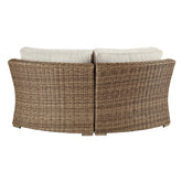 Beachcroft 3-Piece Outdoor Sectional with Coffee Table and 2 End Tables Ash-P791P9