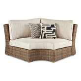 Beachcroft 3-Piece Outdoor Sectional with Coffee Table and 2 End Tables Ash-P791P9