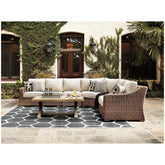 Beachcroft 4-Piece Outdoor Seating Set Ash-P791P7