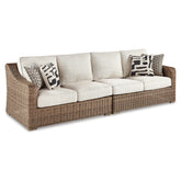 Beachcroft 5-Piece Outdoor Sectional with Coffee Table and 2 End Tables Ash-P791P10