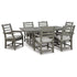 Visola Outdoor Dining Table with 6 Chairs Ash-P802P3