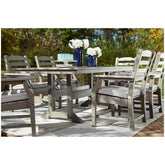 Visola Outdoor Dining Table Ash-P802-625