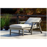 Visola Chaise Lounge with Cushion Ash-P802-815