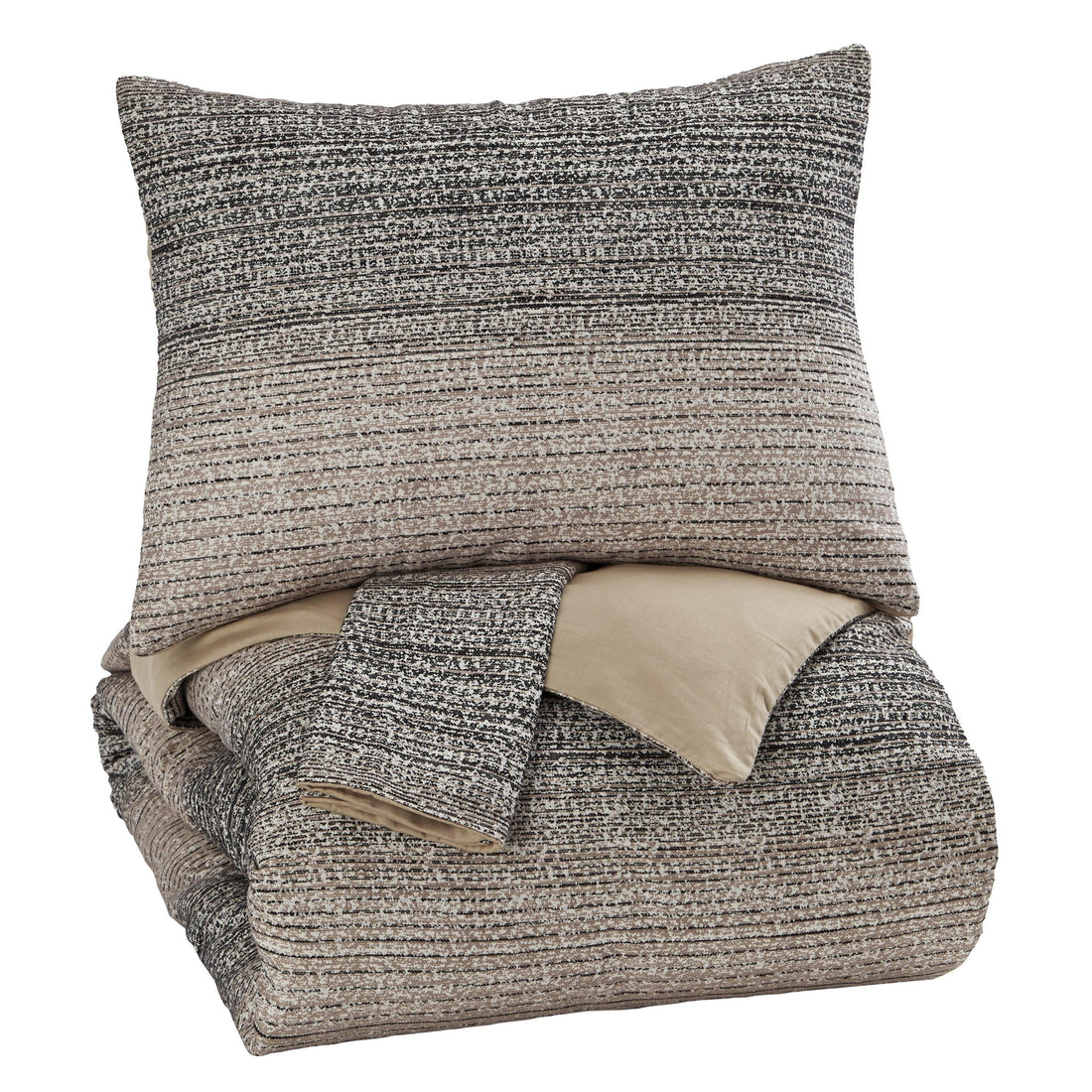 Arturo 3-Piece Duvet Cover Set Ash-Q331003Q