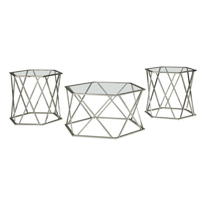 Madanere Table (Set of 3) Ash-T015-13