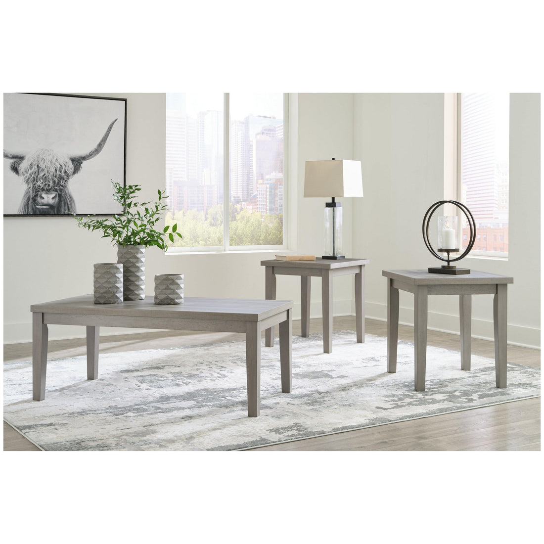 Loratti Table (Set of 3) Ash-T029-13