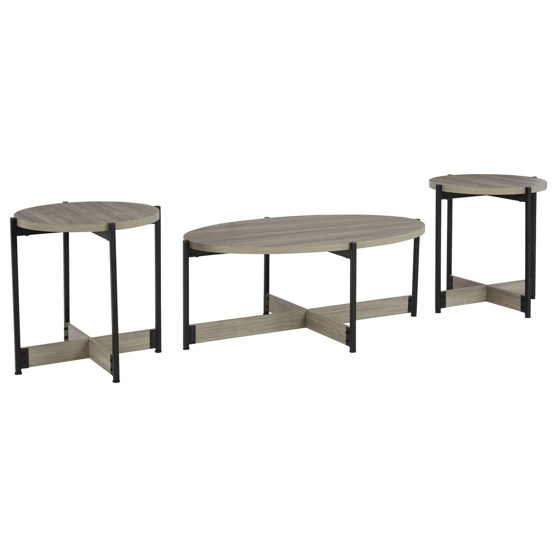 Nevilyn Table (Set of 3) Ash-T066-13