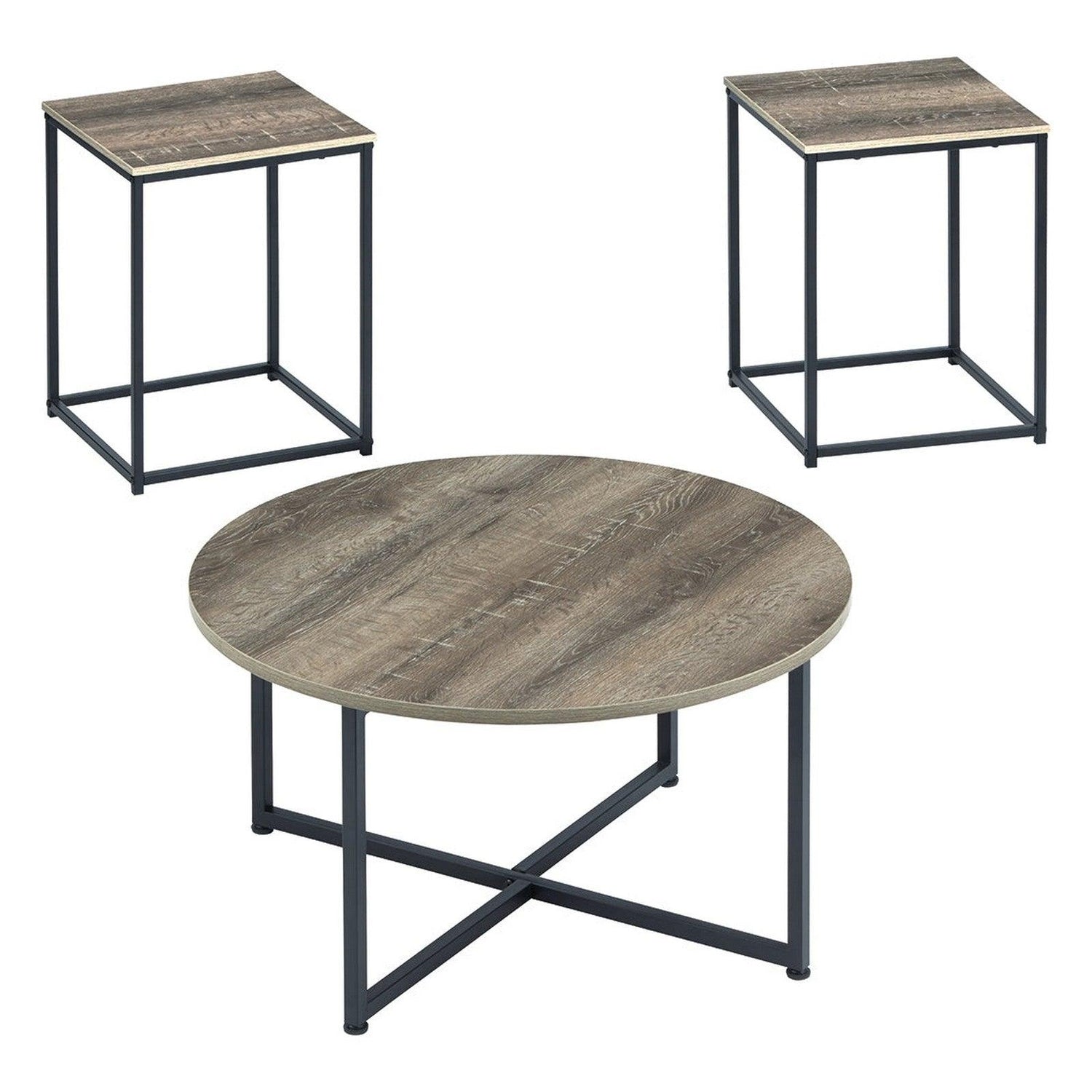 Wadeworth Table (Set of 3) Ash-T103-213