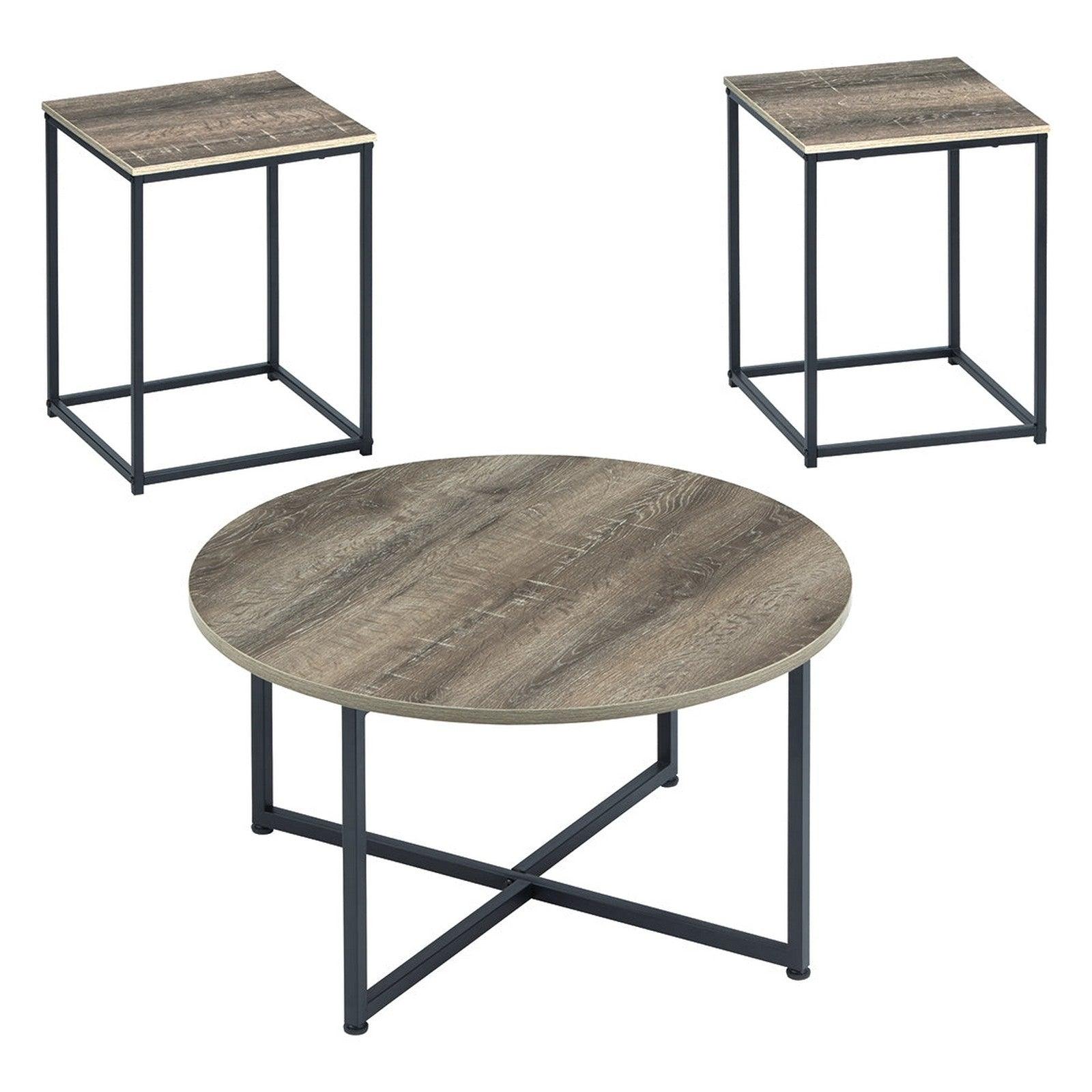 Wadeworth Table (Set of 3) Ash-T103-213