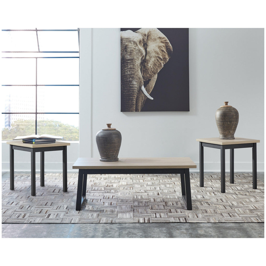 Waylowe Table (Set of 3) Ash-T111-13