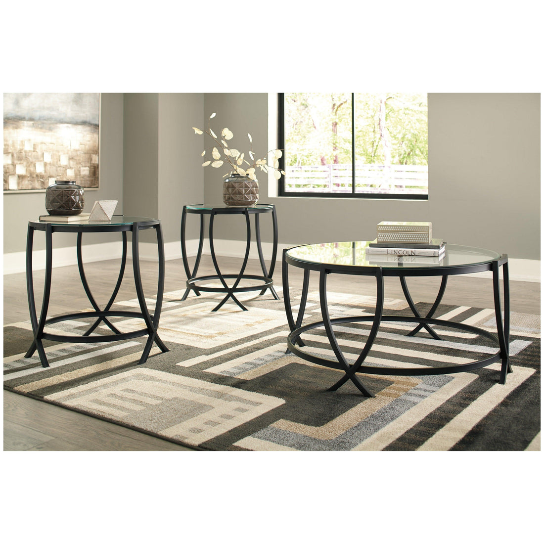 Tarrin Table (Set of 3) Ash-T115-13