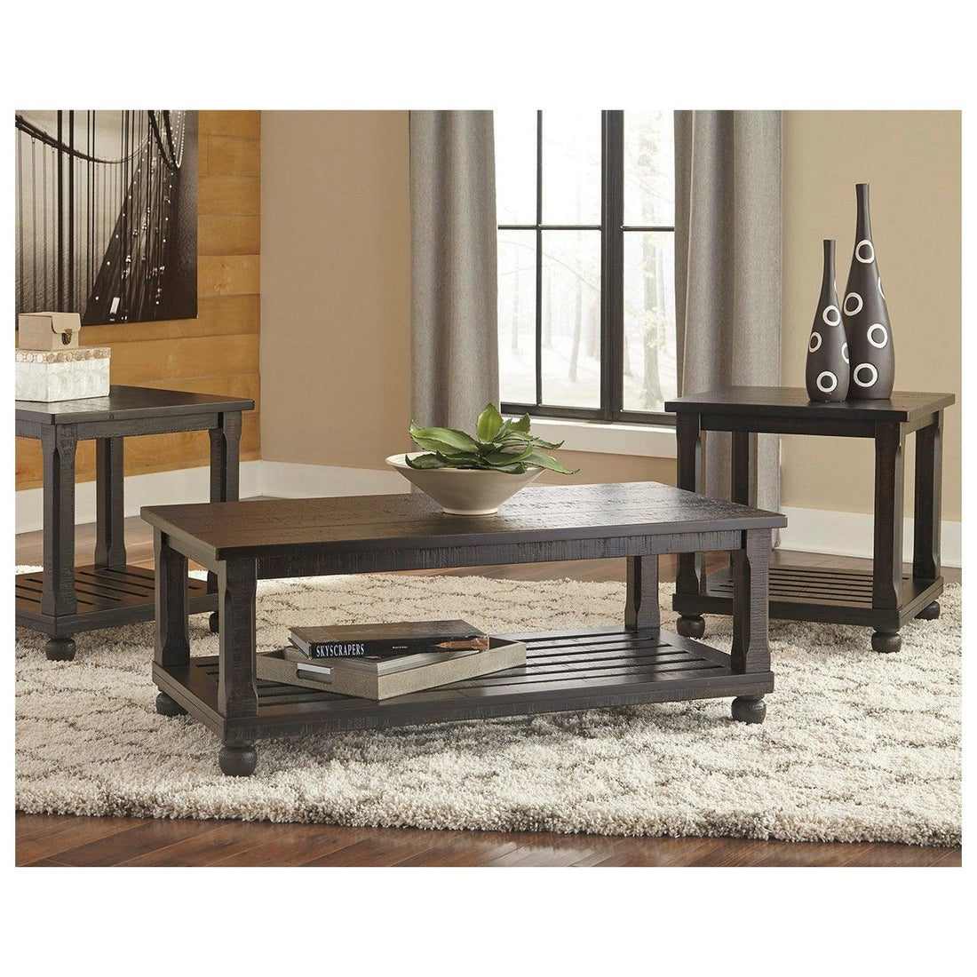 Mallacar Table (Set of 3) Ash-T145-13
