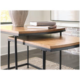 Drezmoore Nesting End Table (Set of 2) Ash-T163-16