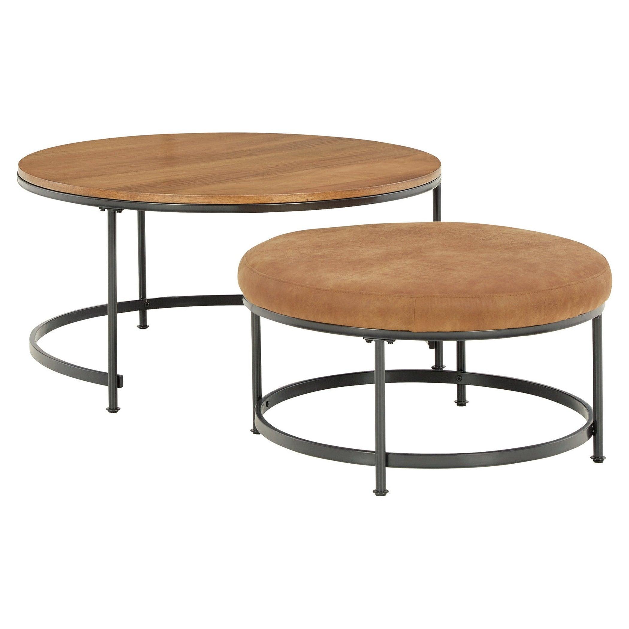 Drezmoore Nesting Coffee Table (Set of 2) Ash-T163-22