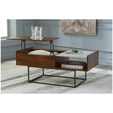 Rusitori Lift-Top Coffee Table Ash-T169-9