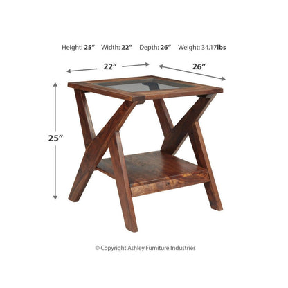Charzine End Table Ash-T248-3