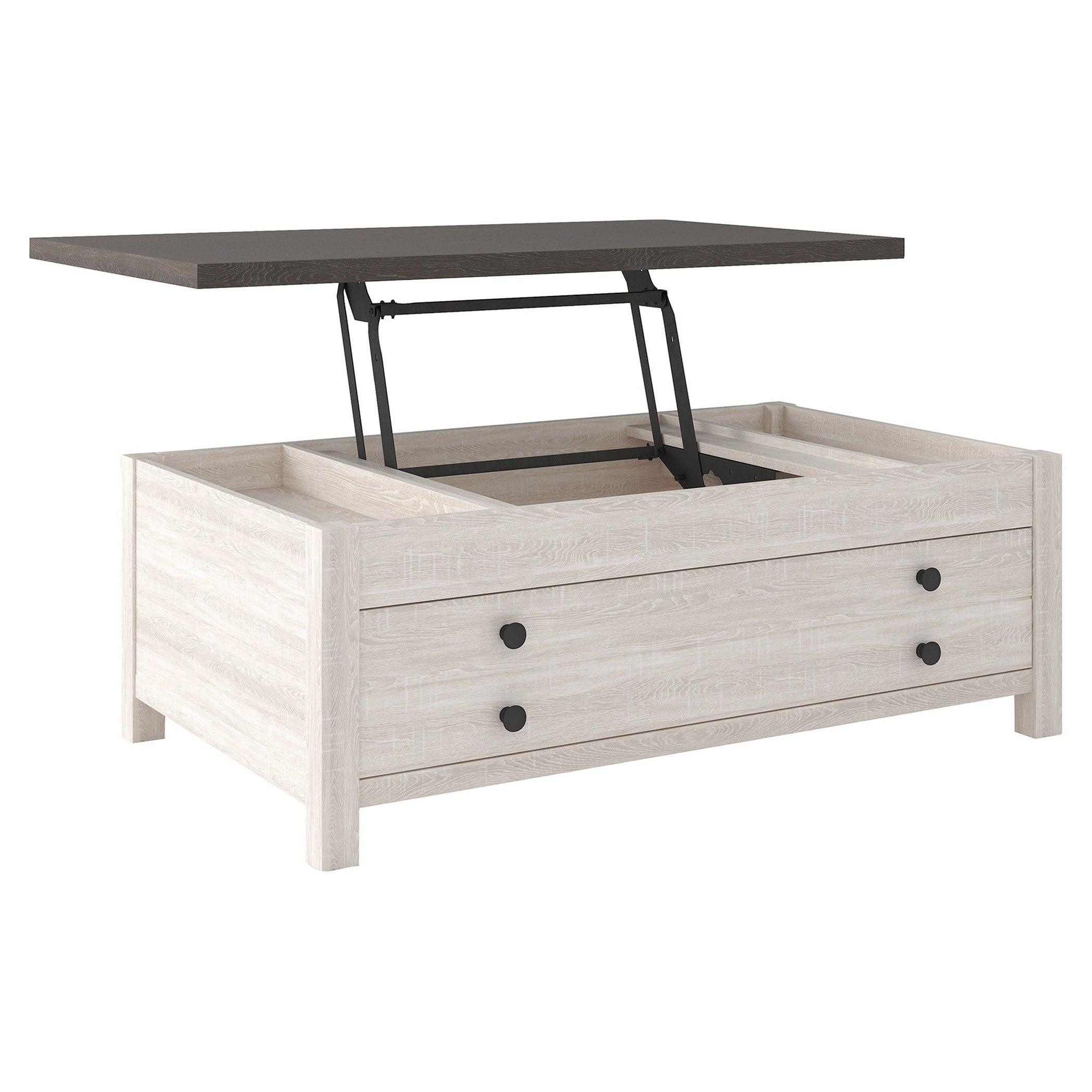 Dorrinson Coffee Table with Lift Top Ash-T287-9