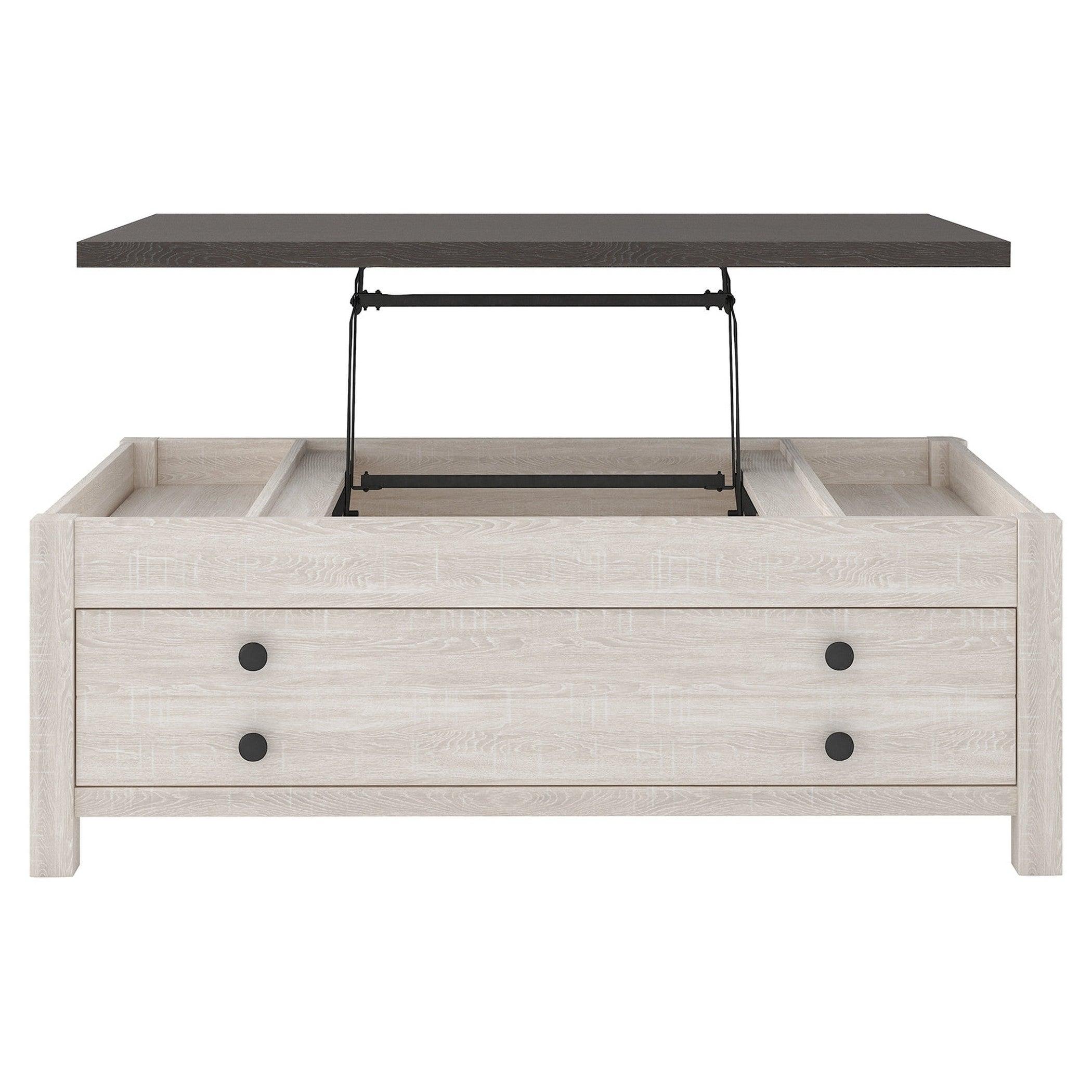 Dorrinson Coffee Table with Lift Top Ash-T287-9