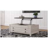 Dorrinson Coffee Table with Lift Top Ash-T287-9