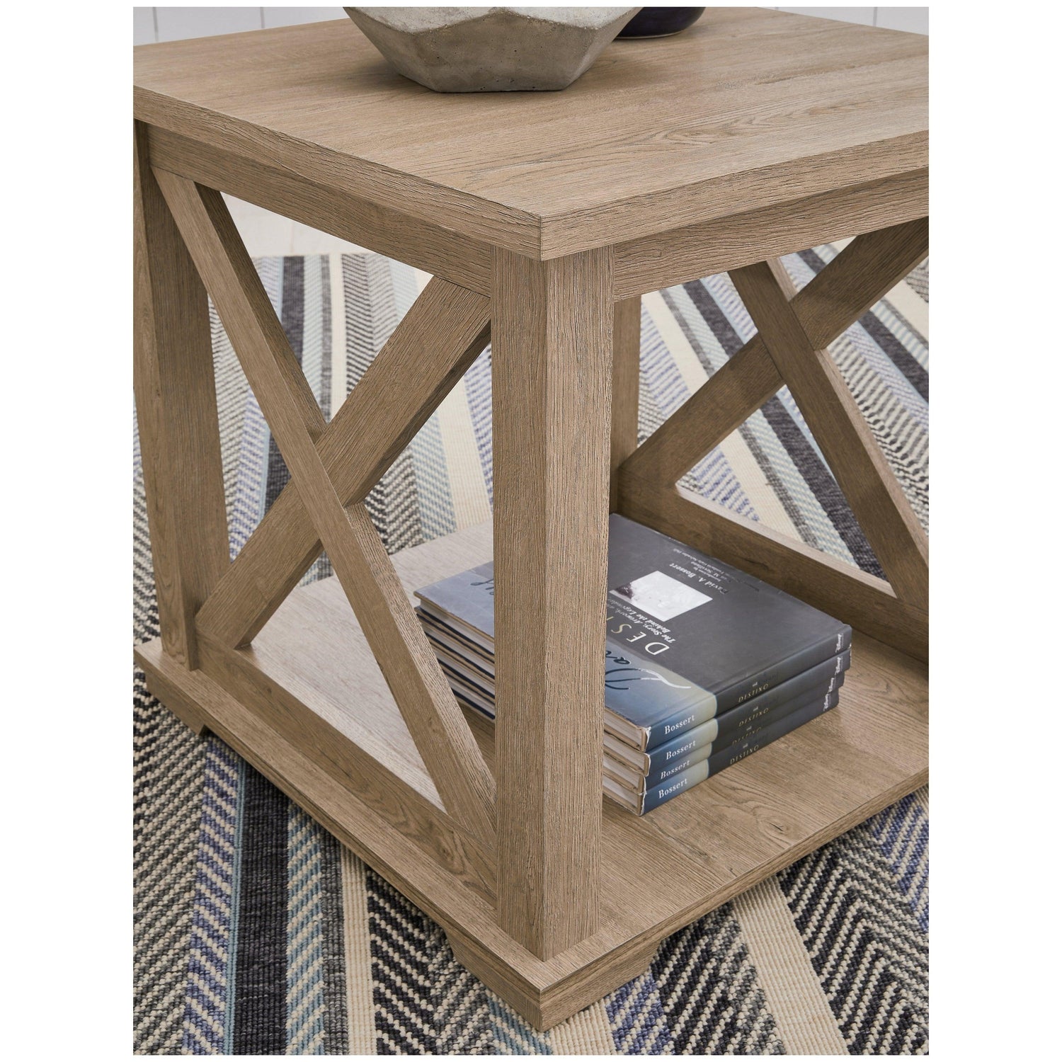 Elmferd End Table Ash-T302-2