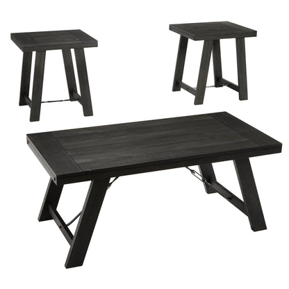 Noorbrook Table (Set of 3) Ash-T351-13