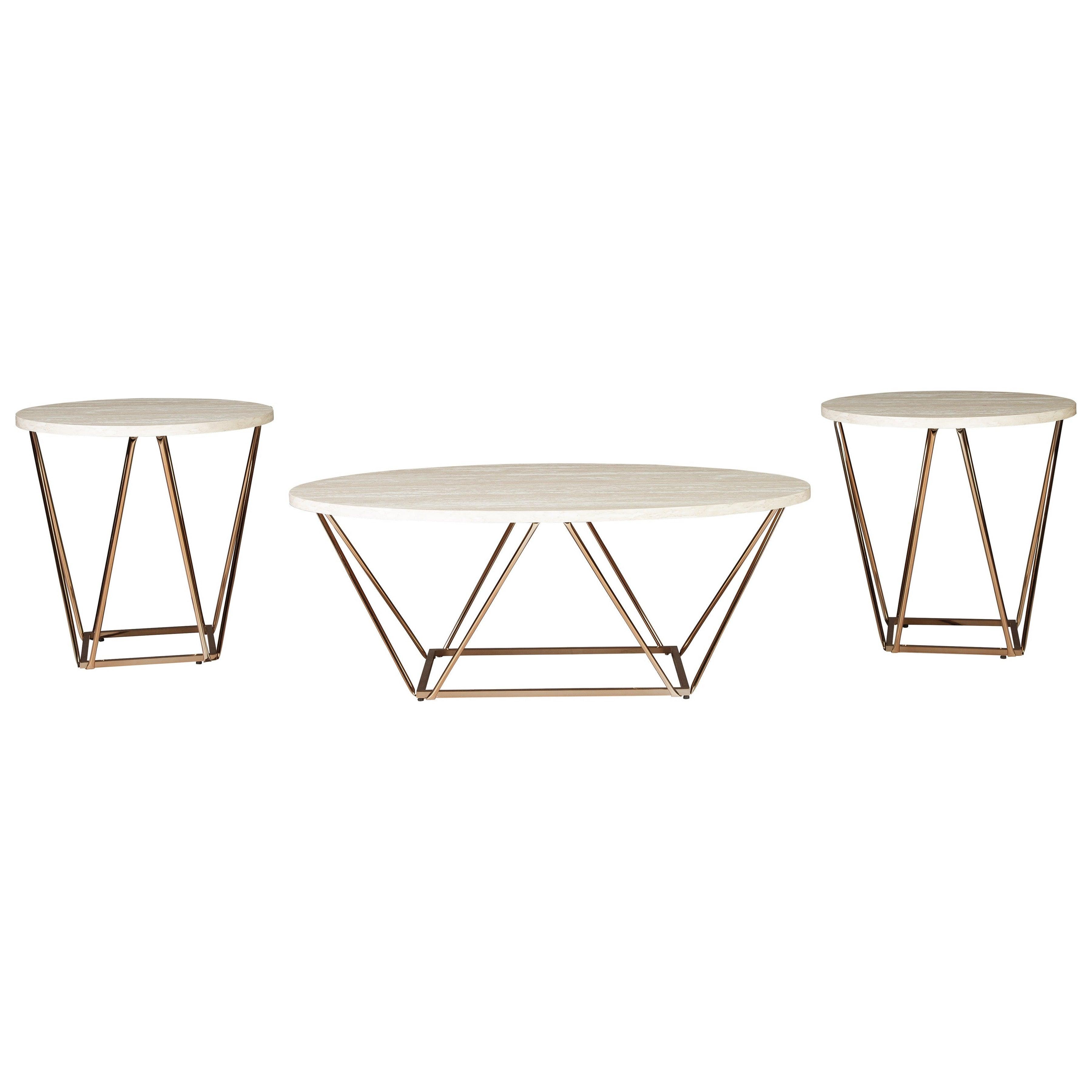 Tarica Table (Set of 3) Ash-T385-13