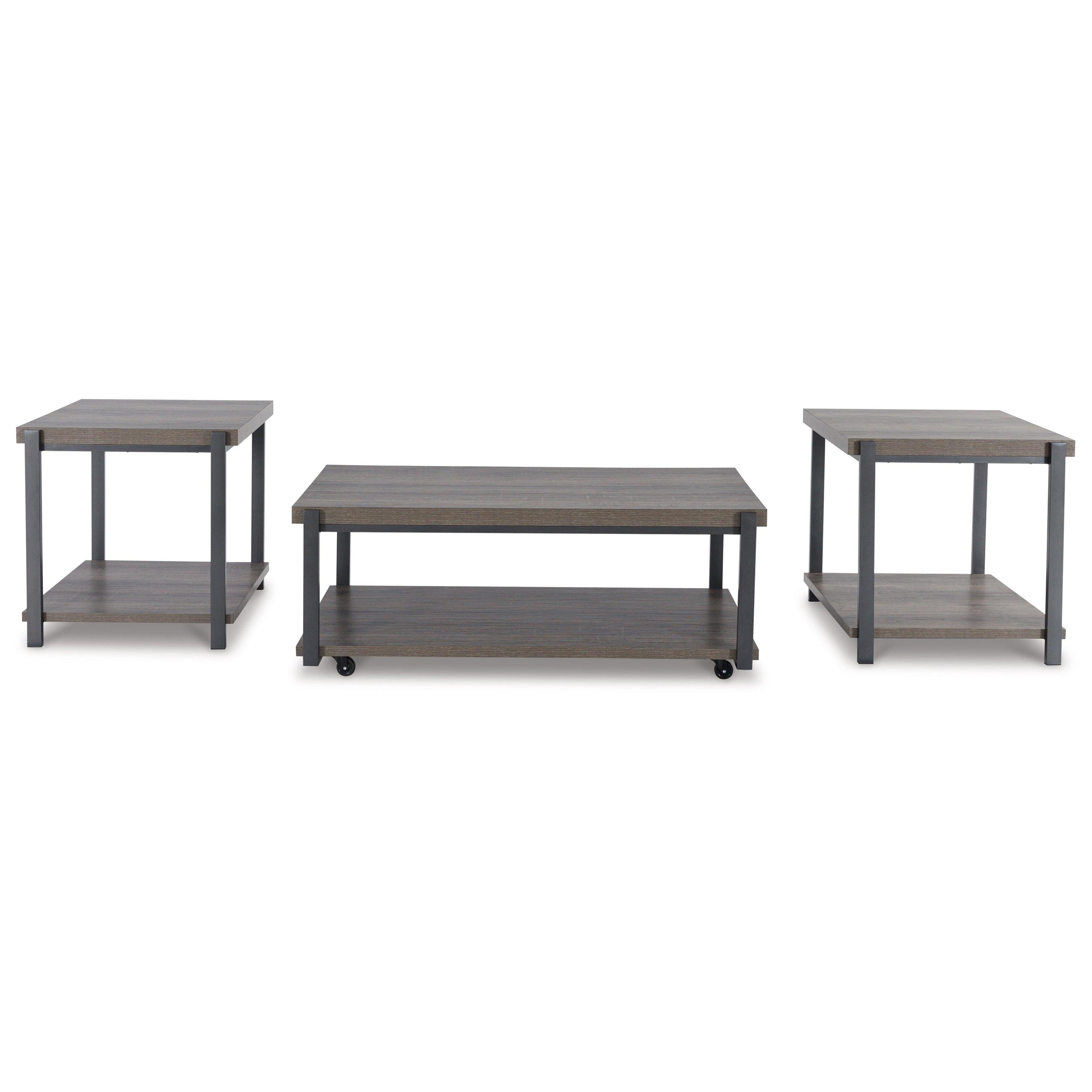 Wilmaden Table (Set of 3) Ash-T393-13