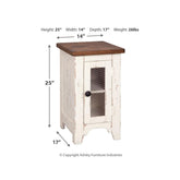 Wystfield Chairside End Table Ash-T459-7