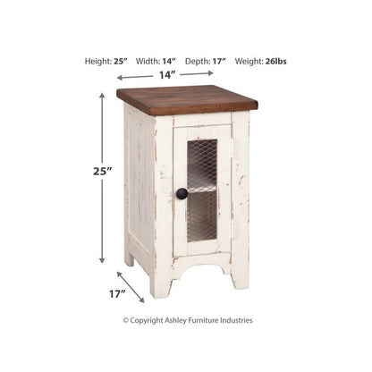 Wystfield Chairside End Table Ash-T459-7