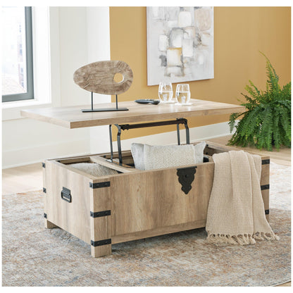 Calaboro Lift-Top Coffee Table Ash-T463-9