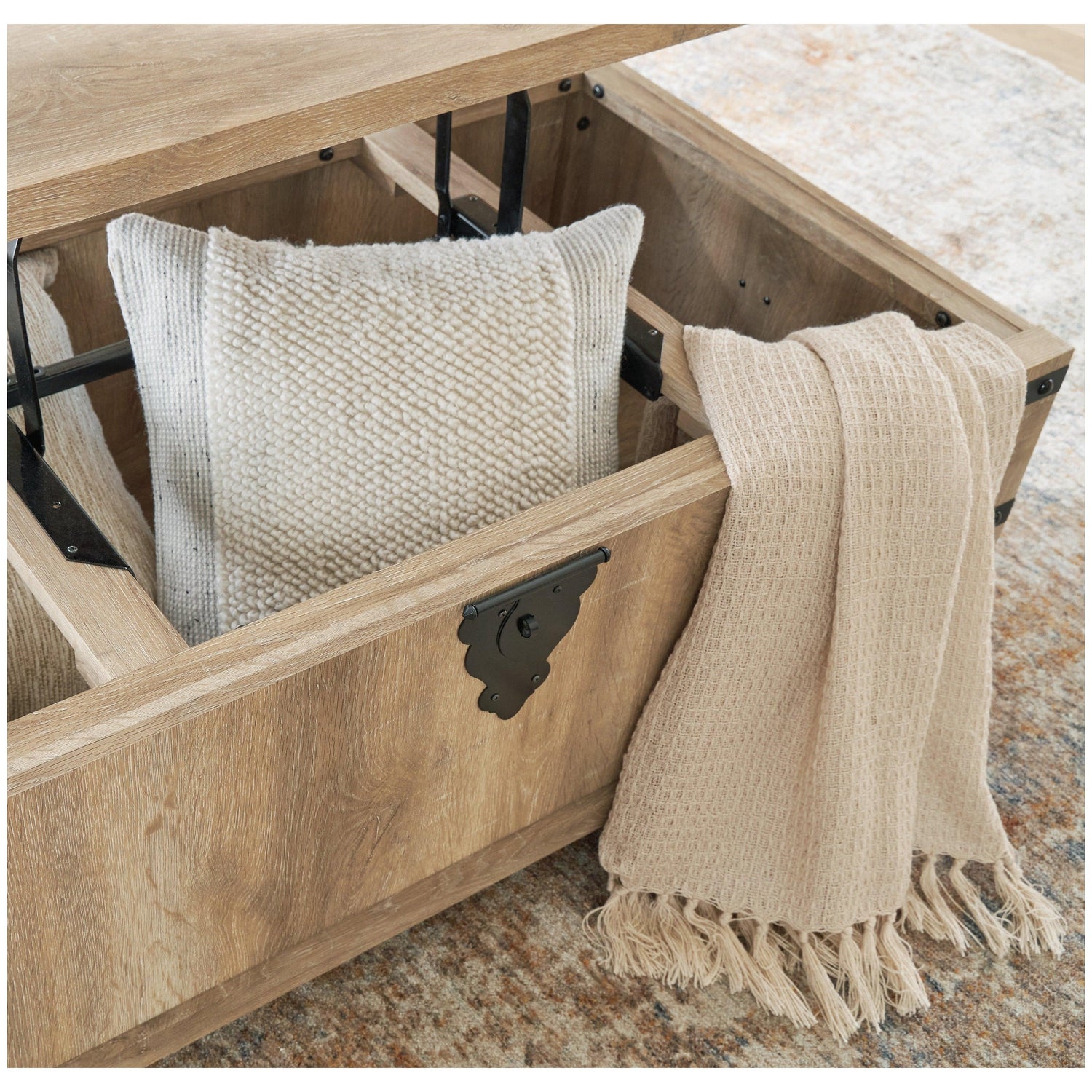 Calaboro Lift-Top Coffee Table Ash-T463-9