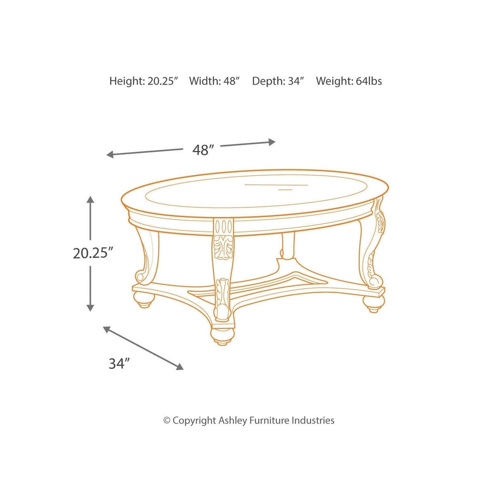 Norcastle Coffee Table Ash-T499-0