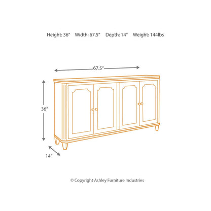 Mirimyn Accent Cabinet Ash-T505-560
