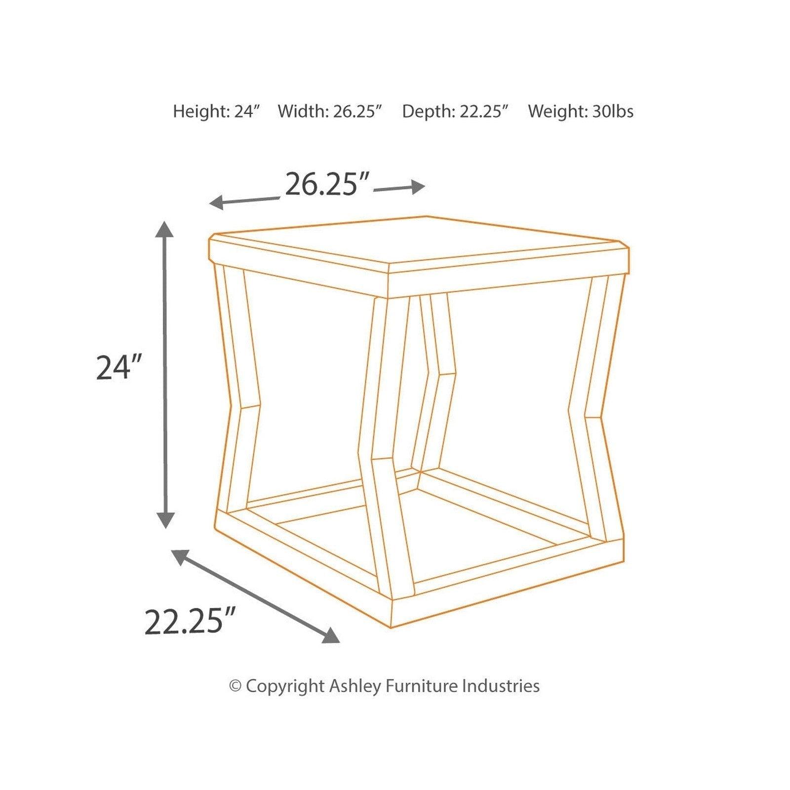 Kelton End Table Ash-T592-3