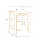 Bolanburg End Table Ash-T637-3